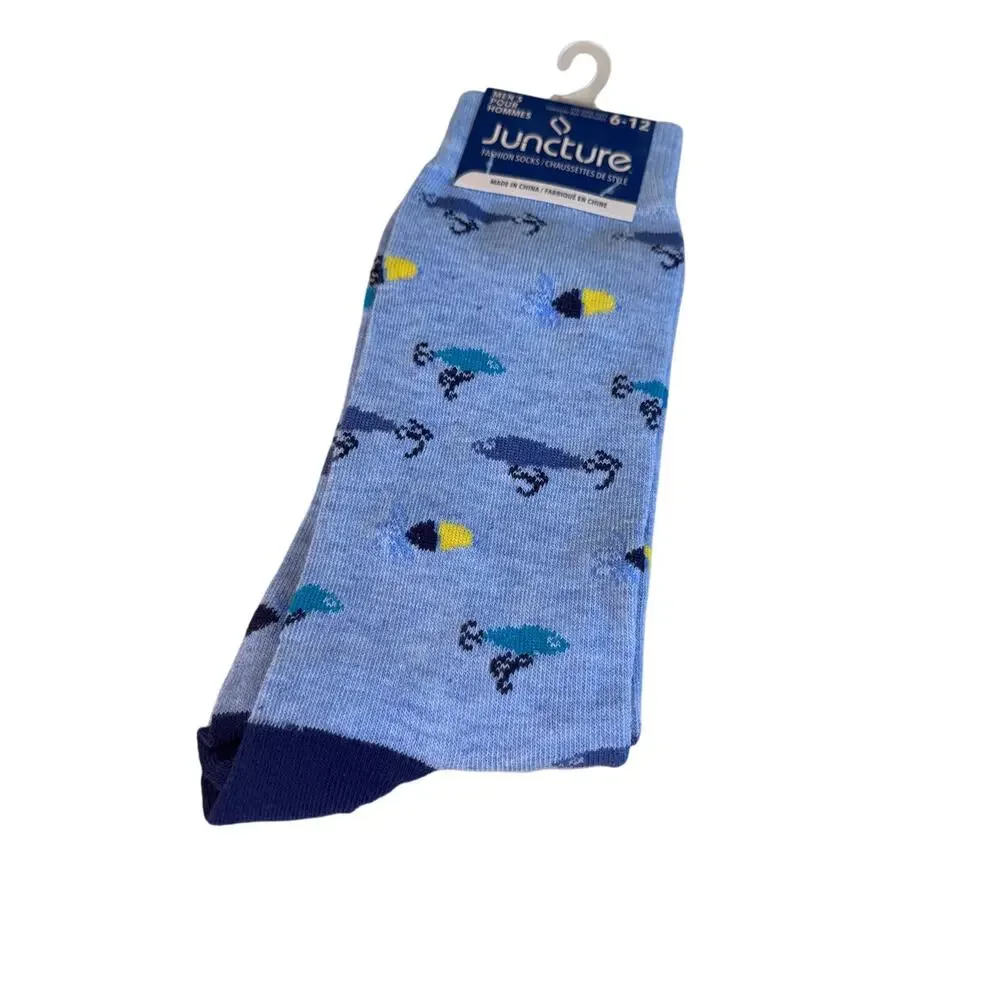 NWT Juncture Mens Fishing Socks Outdoor Adult Socks Mens Gift New Outdoor